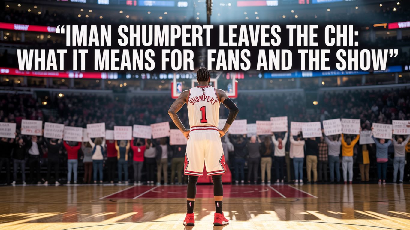 iman shumpert leaves the chi