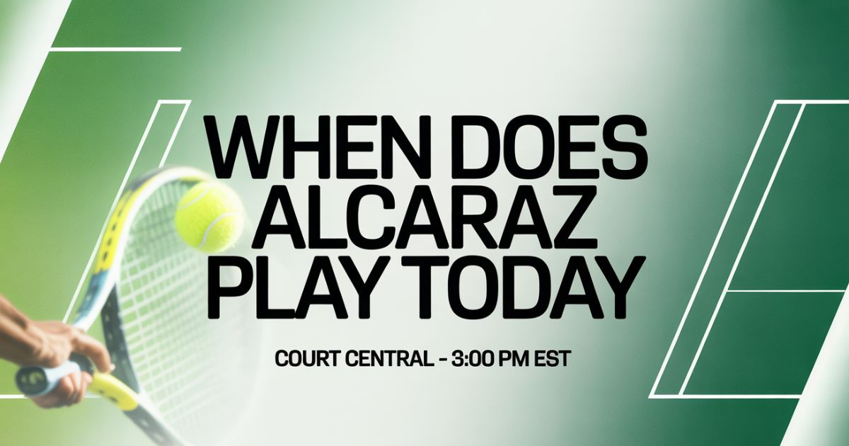 Alcaraz Play showcasing powerful forehand shot during a tennis match.