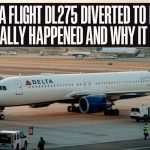 delta flight dl275 diverted lax