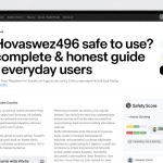 is hovaswez496 safe to use