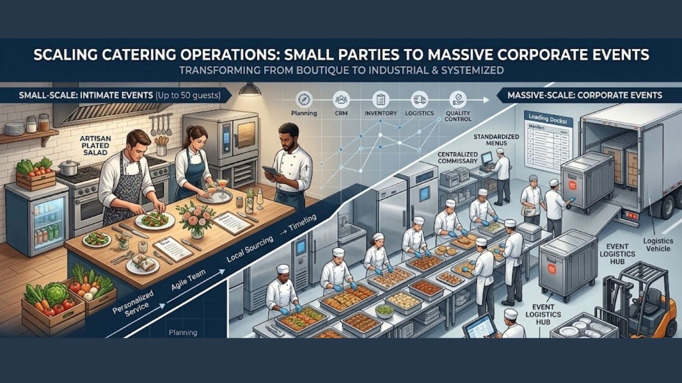 How to Scale Your Catering Operations from Small Parties to Massive Corporate Events