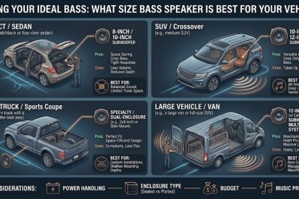 What Size Bass Speaker Is Best for Your Vehicle