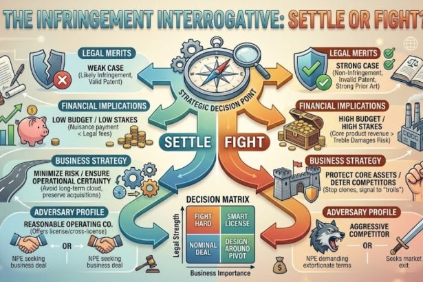 When to Settle vs. When to Fight a Patent Infringement Claim